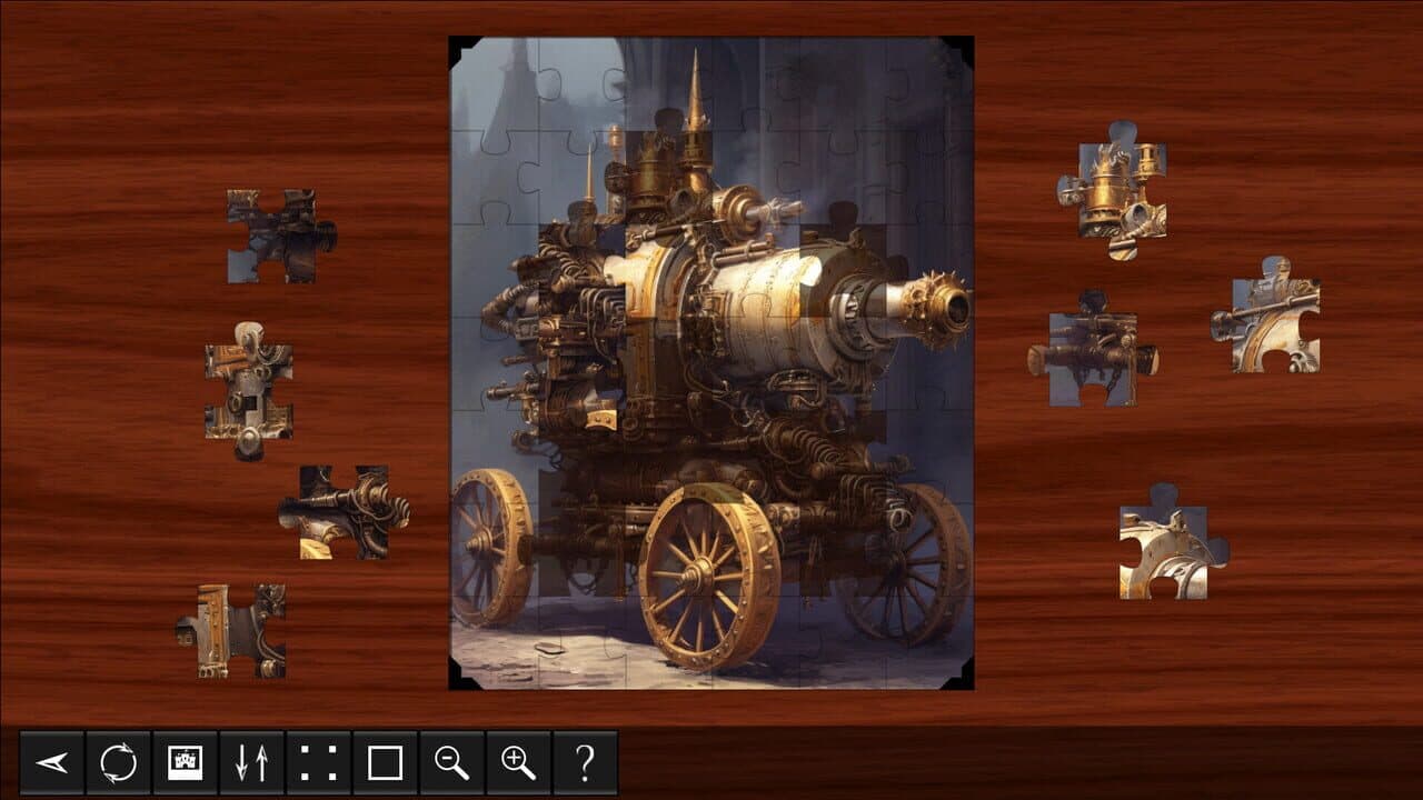 Steampunk Jigsaw Puzzles: The Great Battle screenshot 1