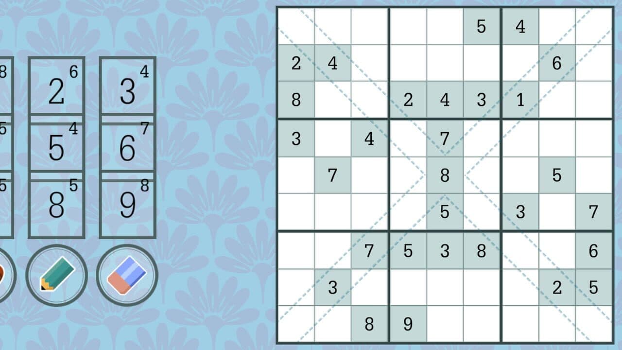 The Daily Diaonal Sudoku screenshot 1