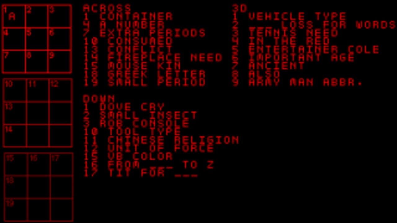 3D Crosswords thumbnail 2