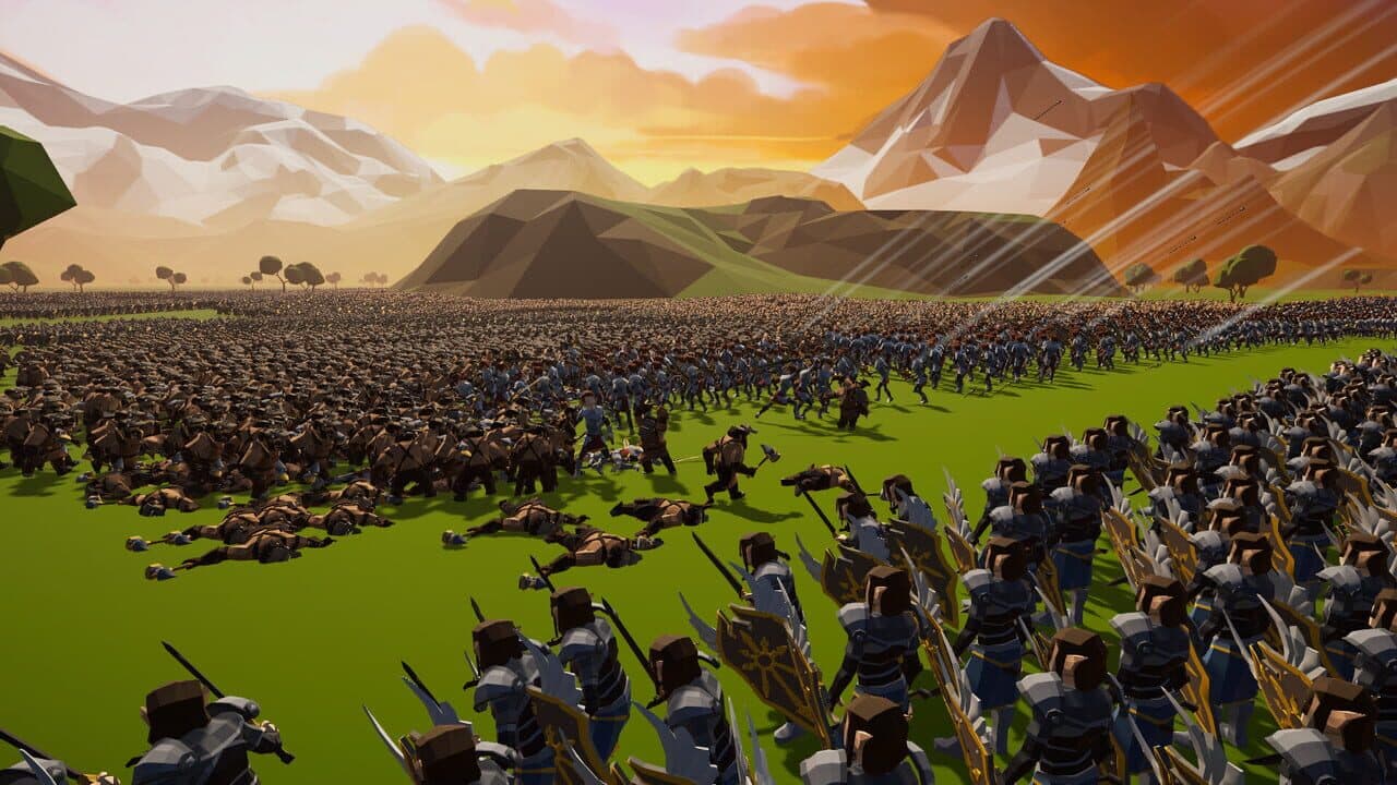 Polygon Fantasy Battle Simulator screenshot 1