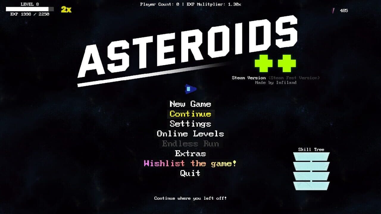 Asteroids ++ screenshot 1