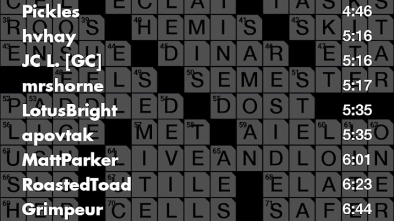 Crosswords screenshot 1
