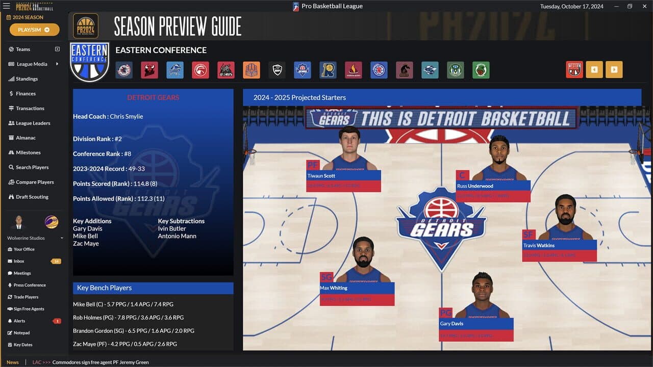 Draft Day Sports: Pro Basketball 2024 thumbnail 3