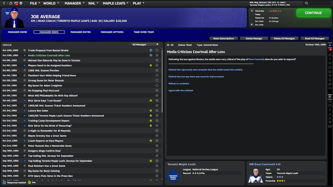 Franchise Hockey Manager 10 thumbnail 7