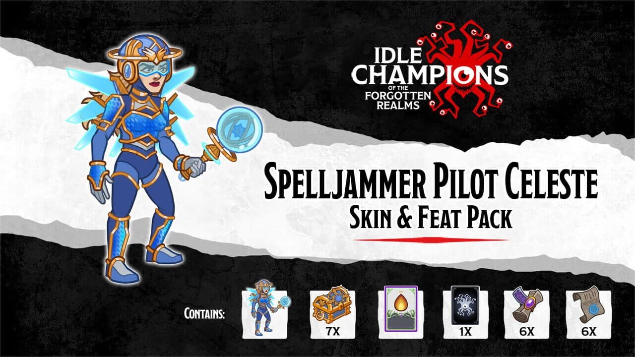 Idle Champions: Spelljammer Pilot Celeste Skin & Feat Pack screenshot 1