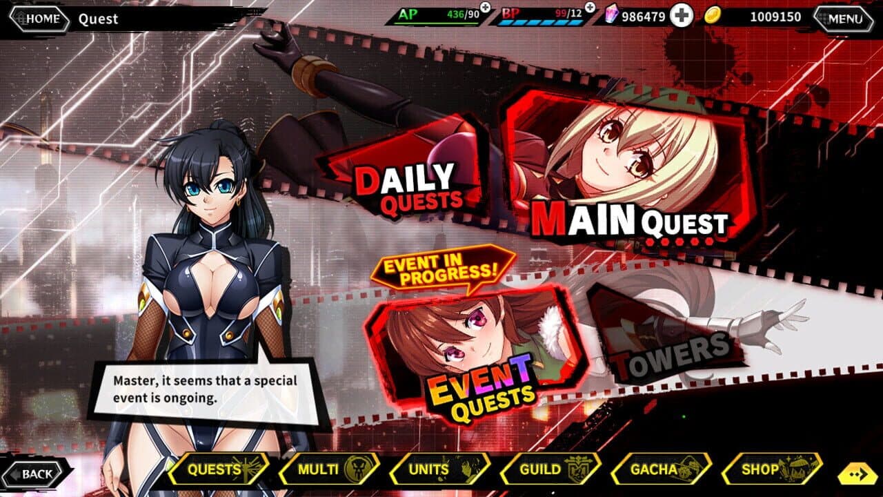 Taimanin RPG Extasy screenshot 1