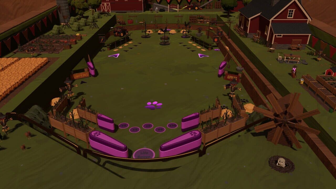 Roxy Raccoon's Pinball Panic: Thanksgiving Throwdown screenshot 1