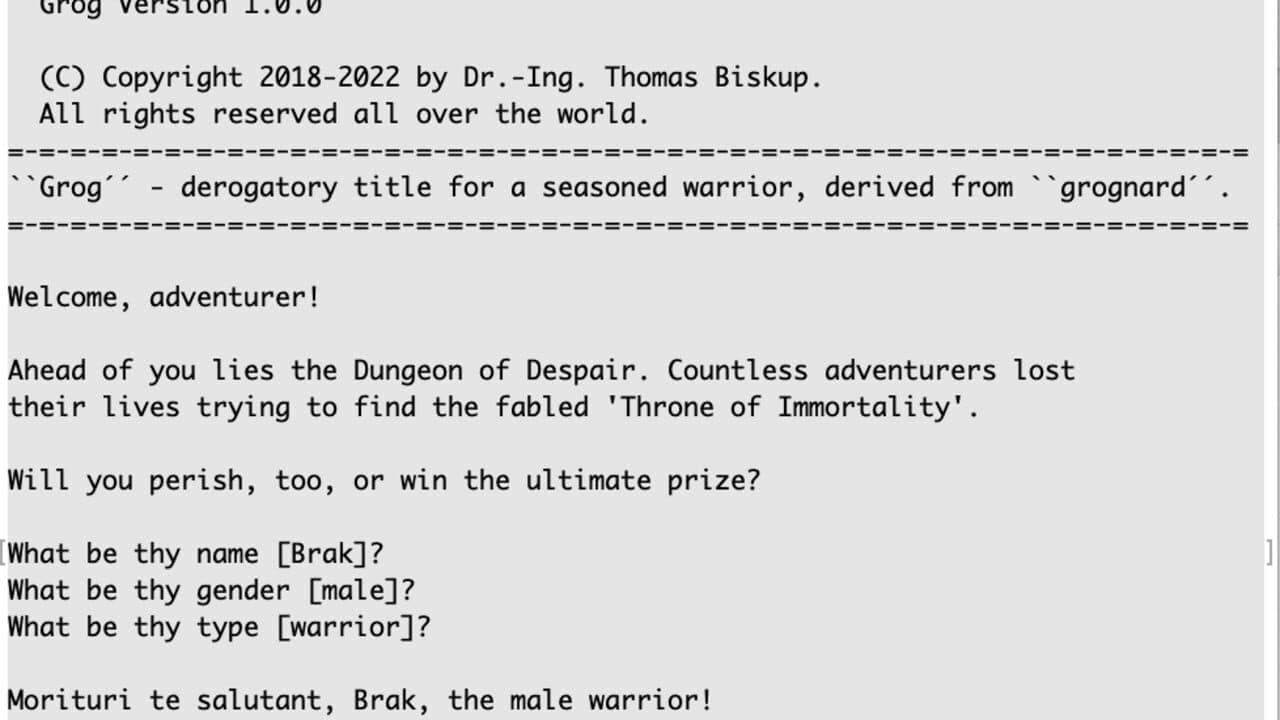 Grog screenshot 1