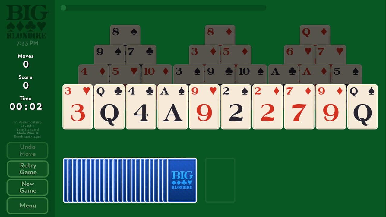 Big Klondike: Tri Peaks Solitaire thumbnail 3