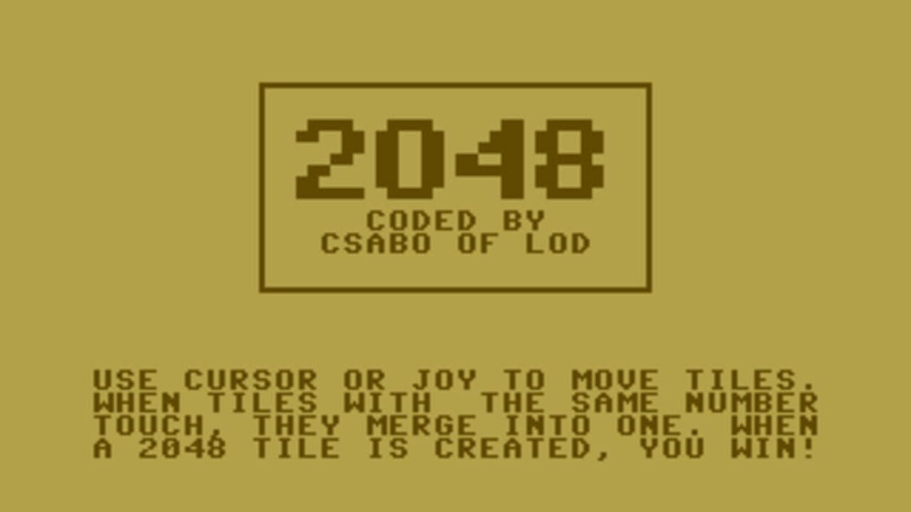 2048 screenshot 1