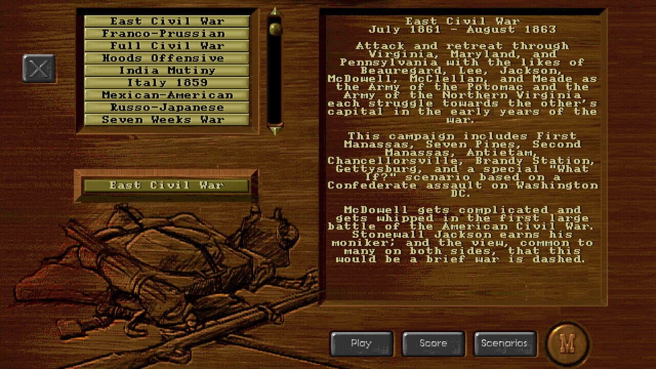 Wargame Construction Set III: Age of Rifles 1846-1905 screenshot 1