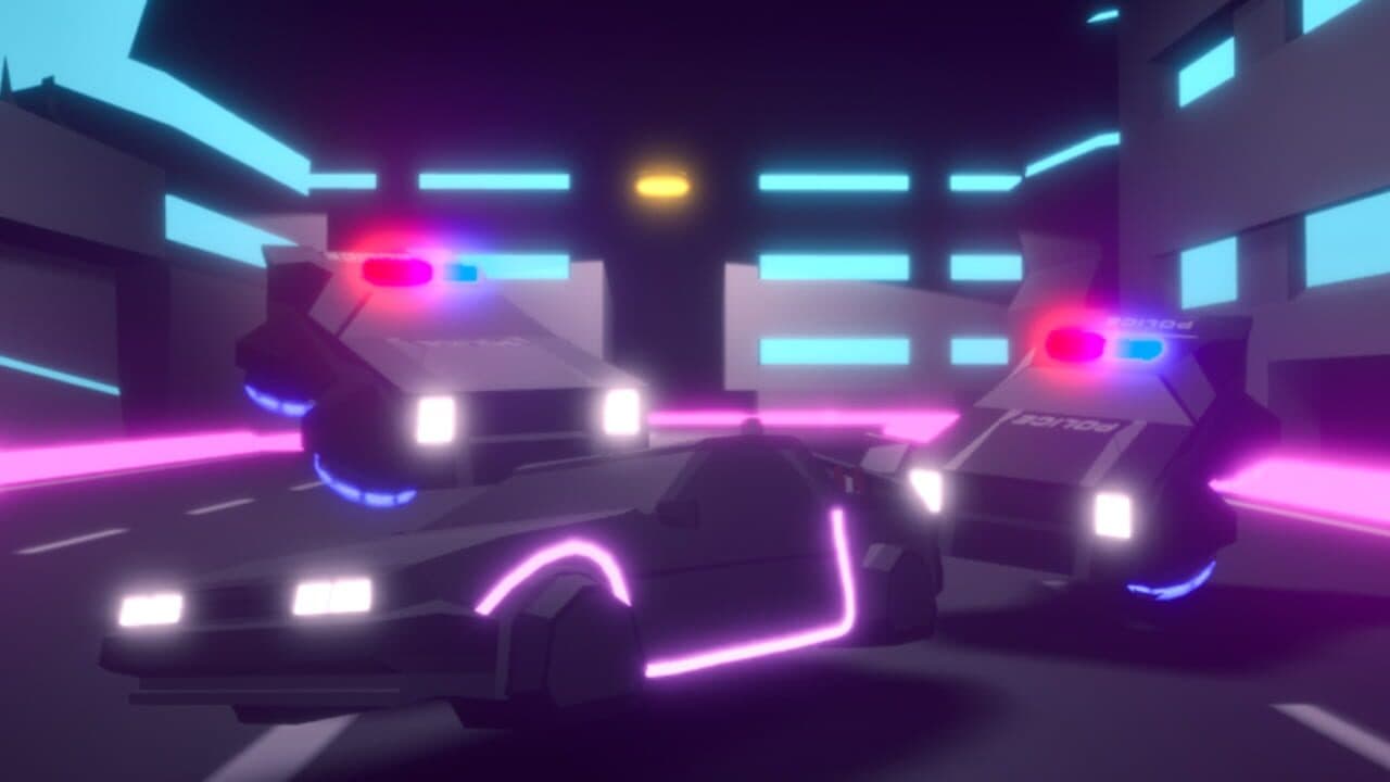 Neon Heist: Cyber Drive chase screenshot 1