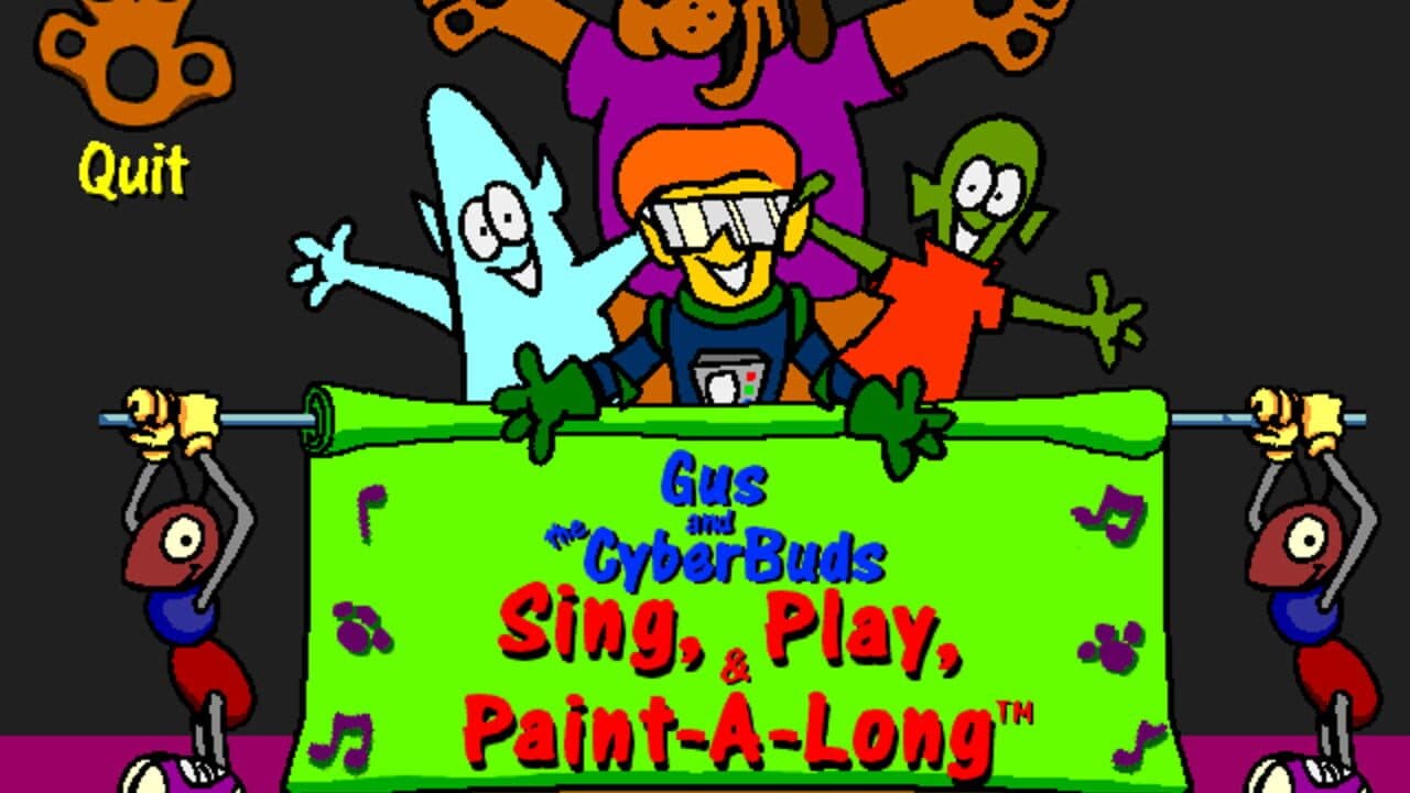 Gus and the Cyberbuds: Sing, Play & Paint-A-Long screenshot 1
