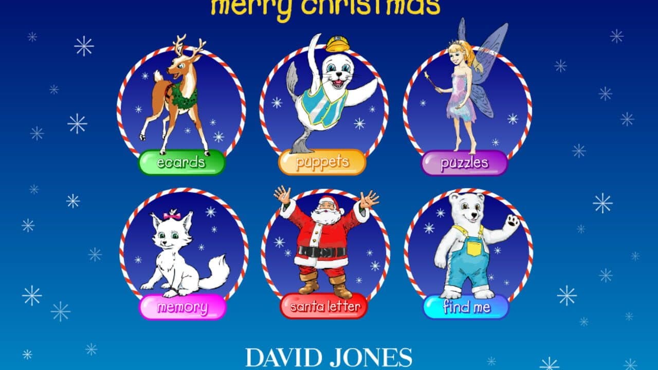 David Jones: Merry Christmas CD-ROM screenshot 1