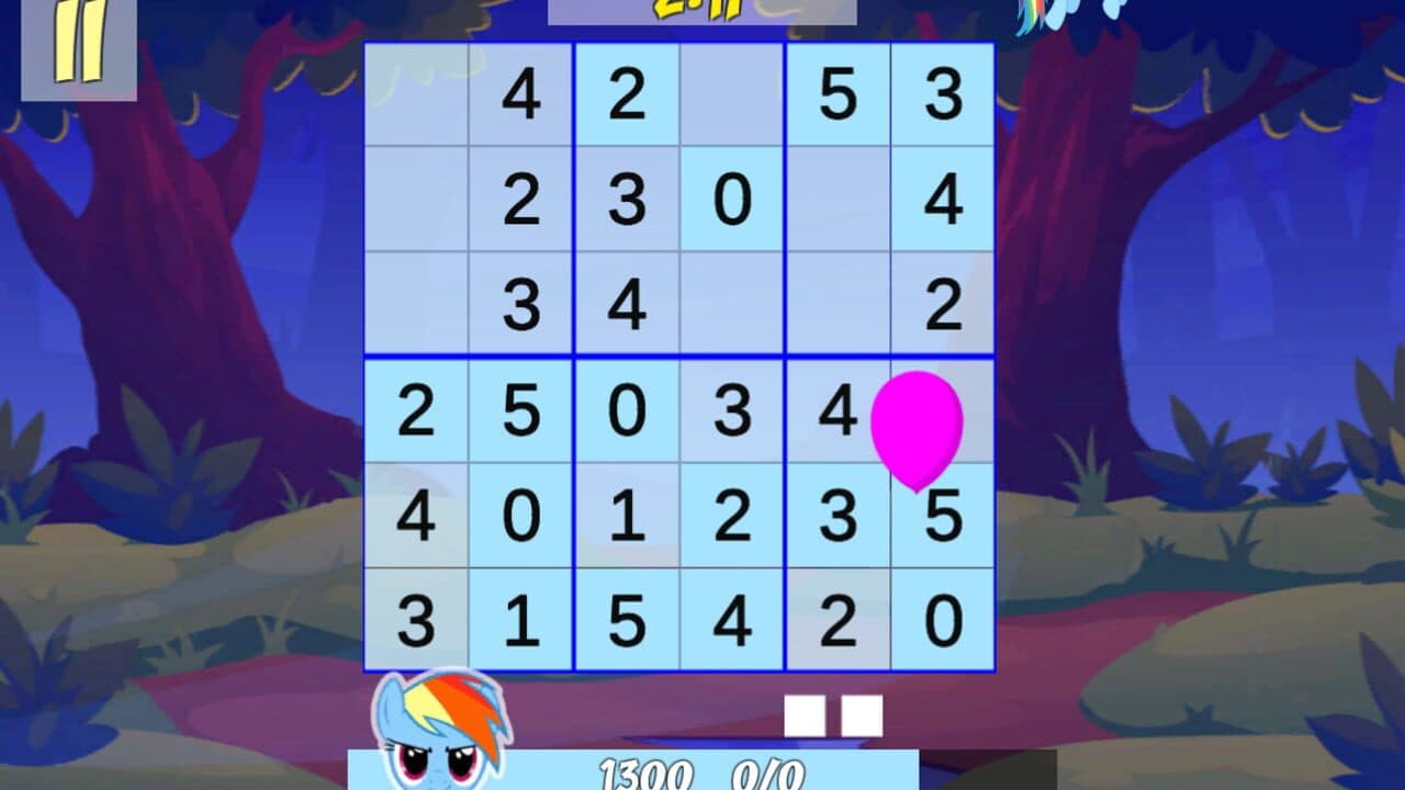 Pony Sudoku WebGL screenshot 1
