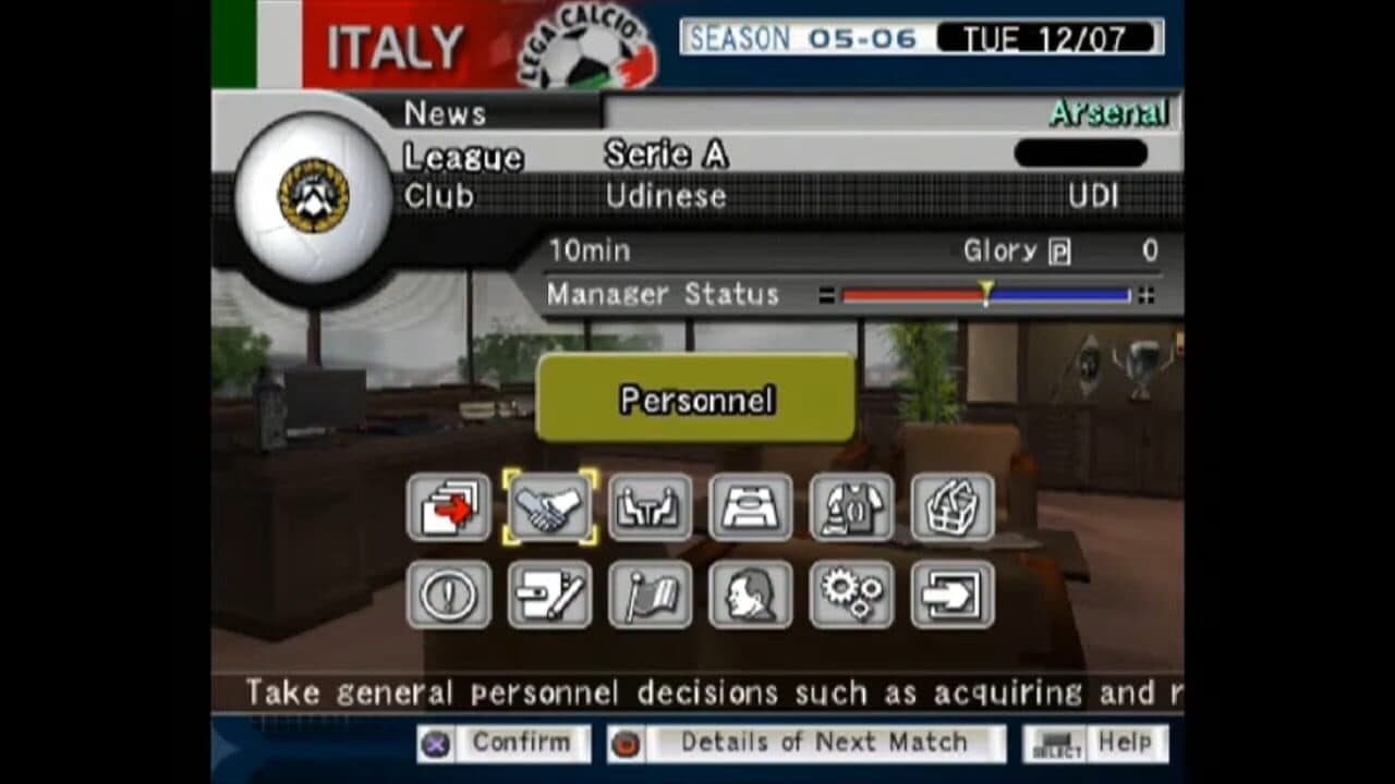 Pro Evolution Soccer Management screenshot 1