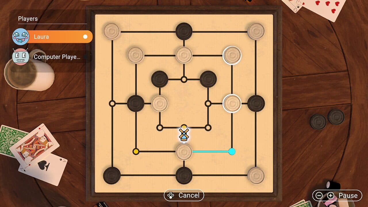 3in1 Game Collection: Backgammon + Checkers + Mills thumbnail 5