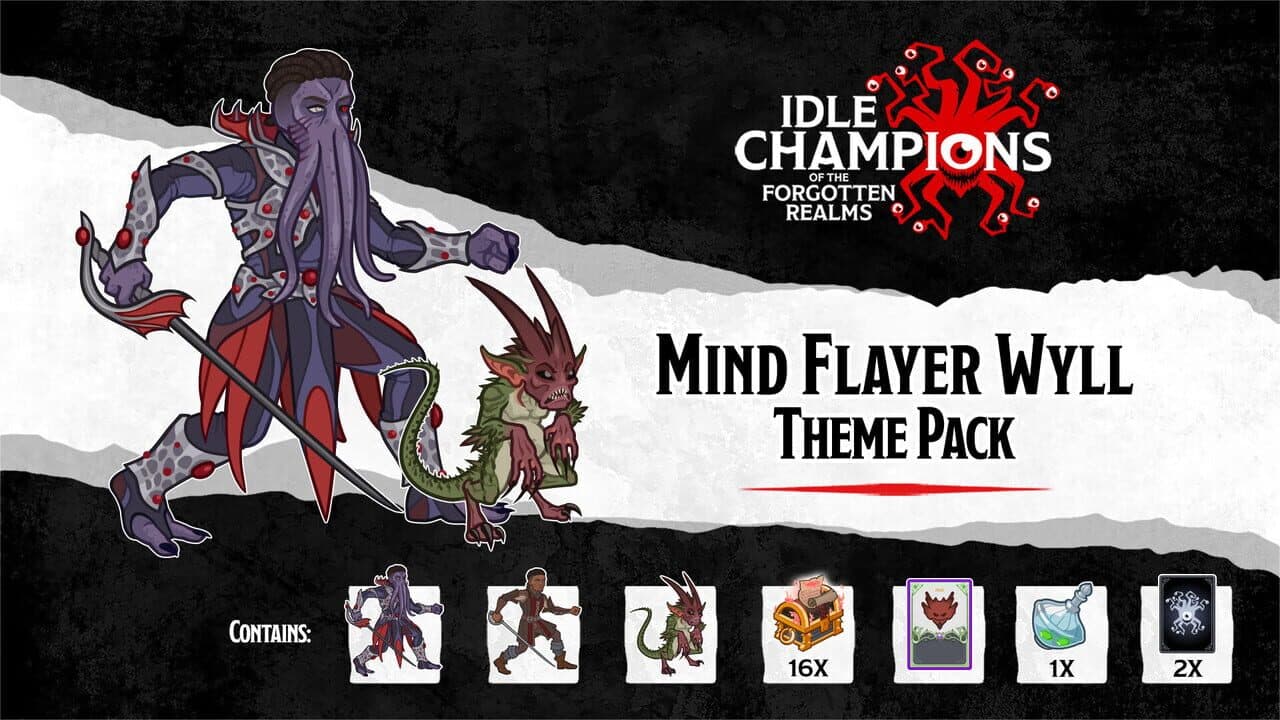 Idle Champions: Mind Flayer Wyll Theme Pack screenshot 1