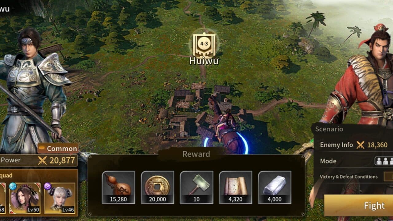 Dynasty Warriors M screenshot 1