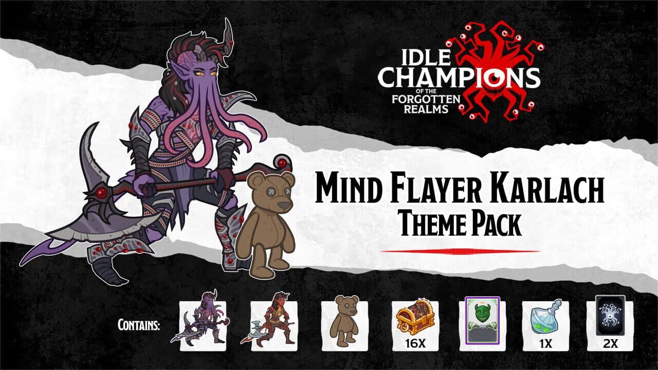 Idle Champions: Mind Flayer Karlach Theme Pack screenshot 1