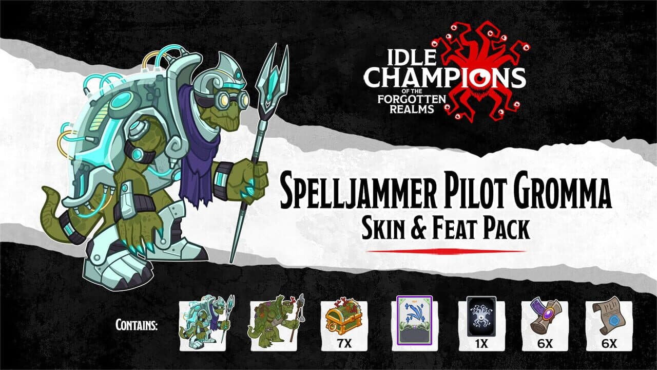 Idle Champions: Spelljammer Pilot Gromma Skin & Feat Pack screenshot 1