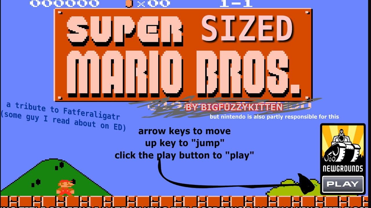 Super Sized Mario Bros screenshot 1