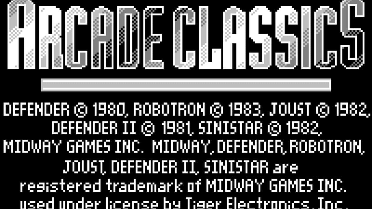 Williams Arcade Classics screenshot 1