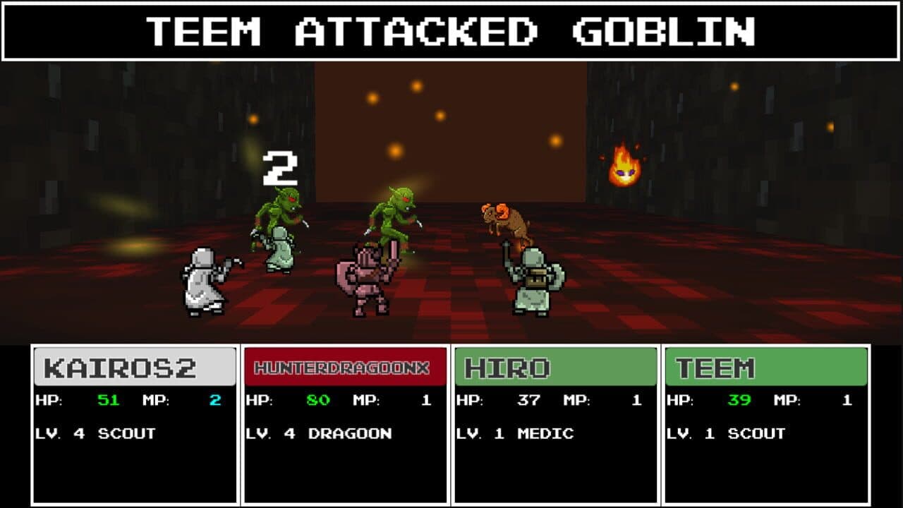 Super Extra Team Dungeon Game screenshot 1