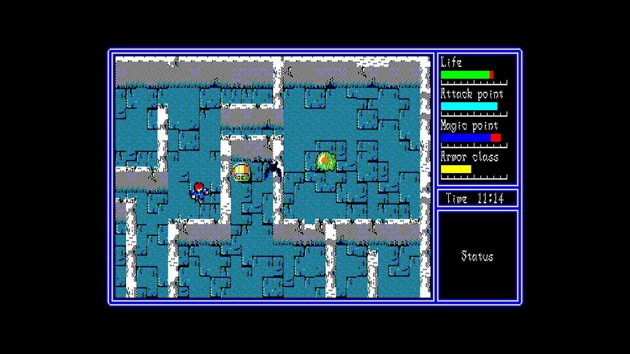 Eggconsole: Hydlide 3 - PC-8801mkIISR screenshot 1