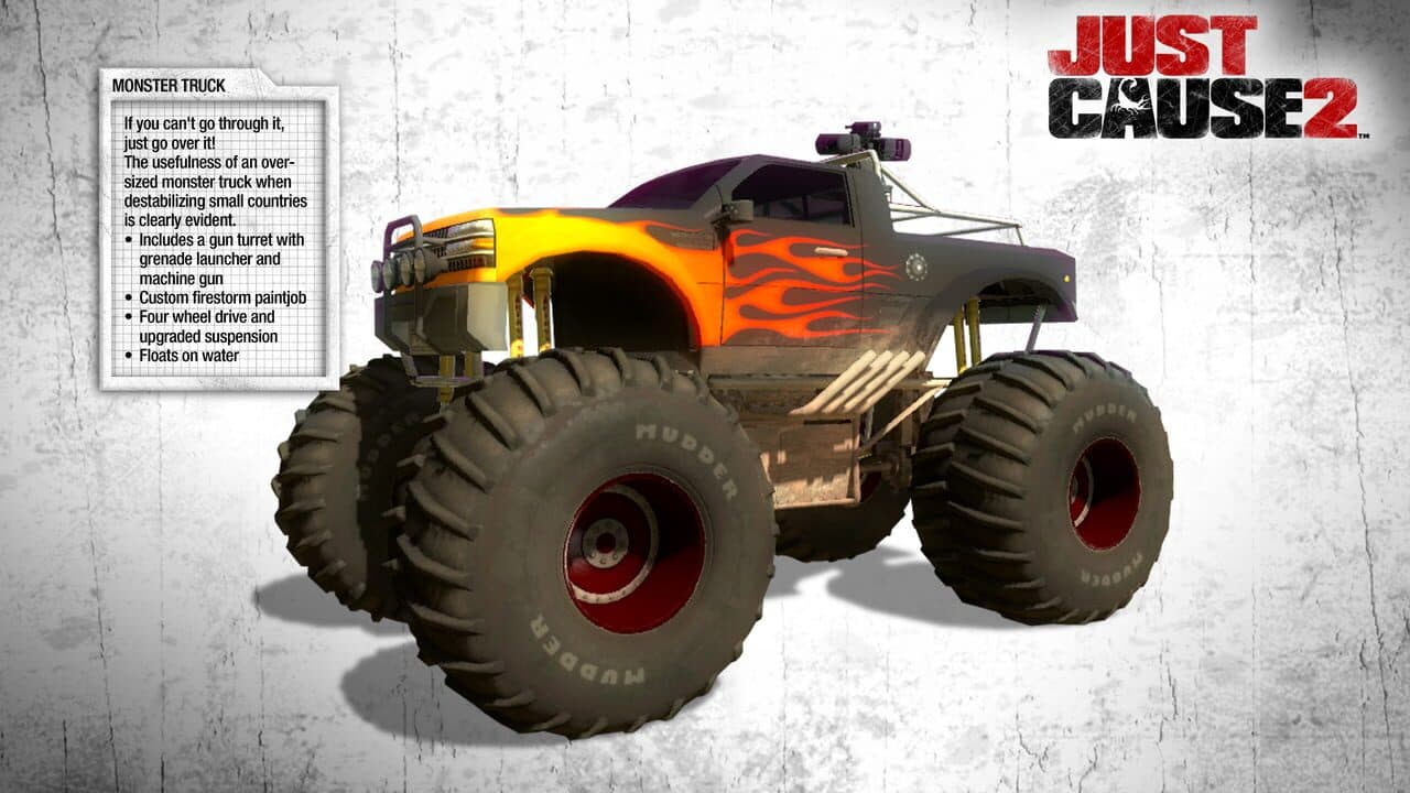 Just Cause 2: Monster Truck DLC screenshot 1