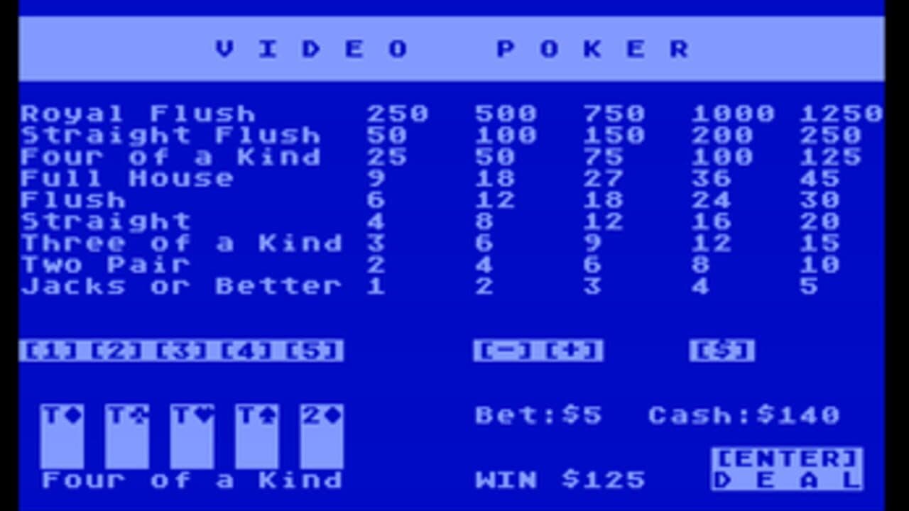 Jacks or Better Video Poker screenshot 1