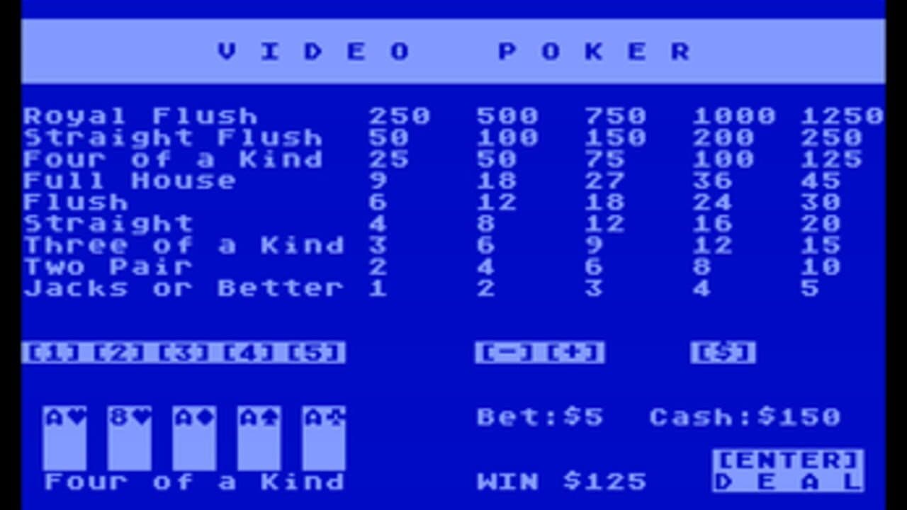 Jacks or Better Video Poker thumbnail 2