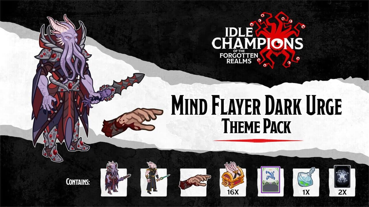 Idle Champions: Mind Flayer Dark Urge Theme Pack screenshot 1