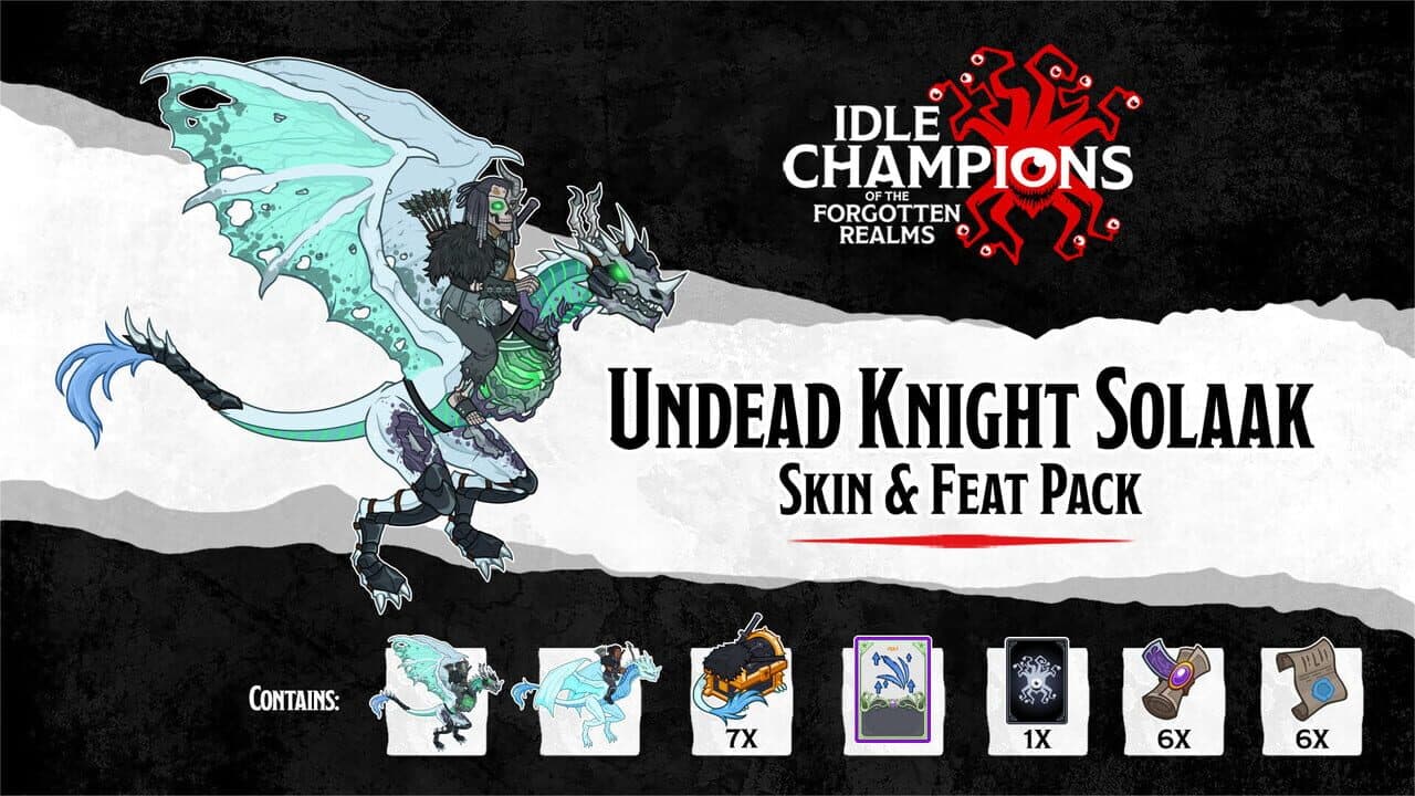 Idle Champions: Undead Knight Solaak Skin & Feat Pack screenshot 1