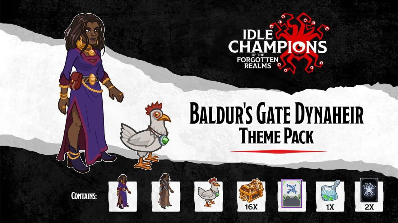 Idle Champions: Baldur's Gate Dynaheir Theme Pack screenshot 1