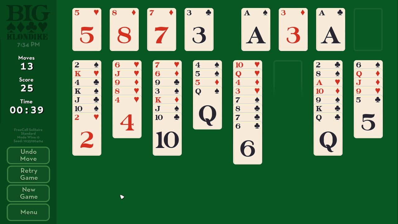 Big Klondike: FreeCell Solitaire thumbnail 2
