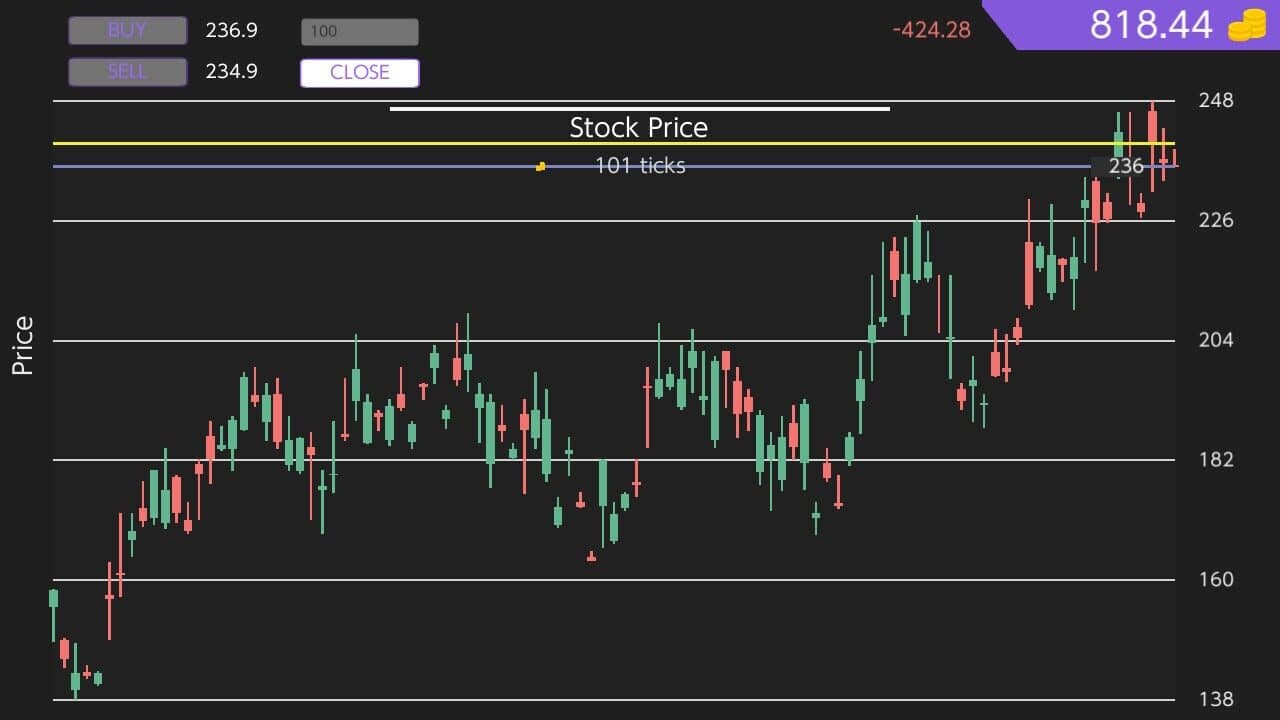 Trading Simulator screenshot 1