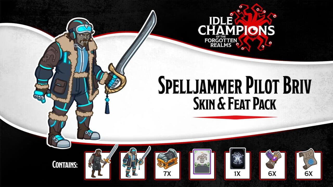 Idle Champions: Spelljammer Pilot Briv Skin & Feat Pack screenshot 1
