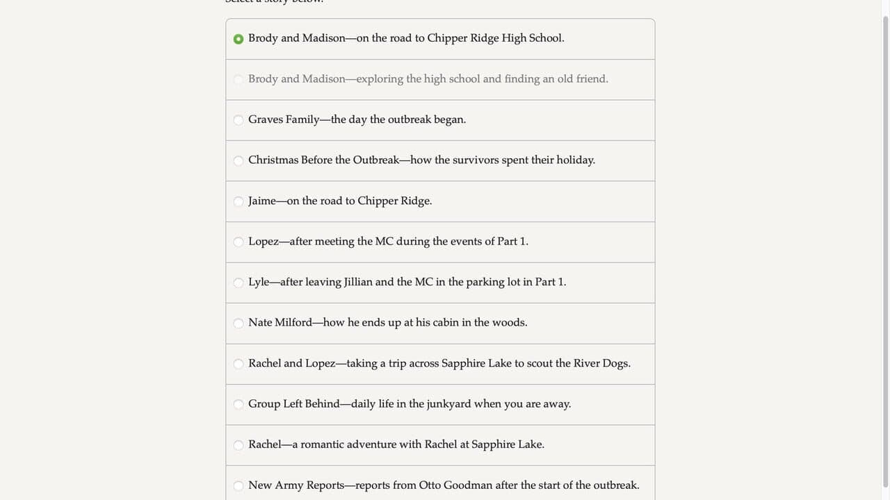 Zombie Exodus: Safe Haven - Side Stories 2 screenshot 1