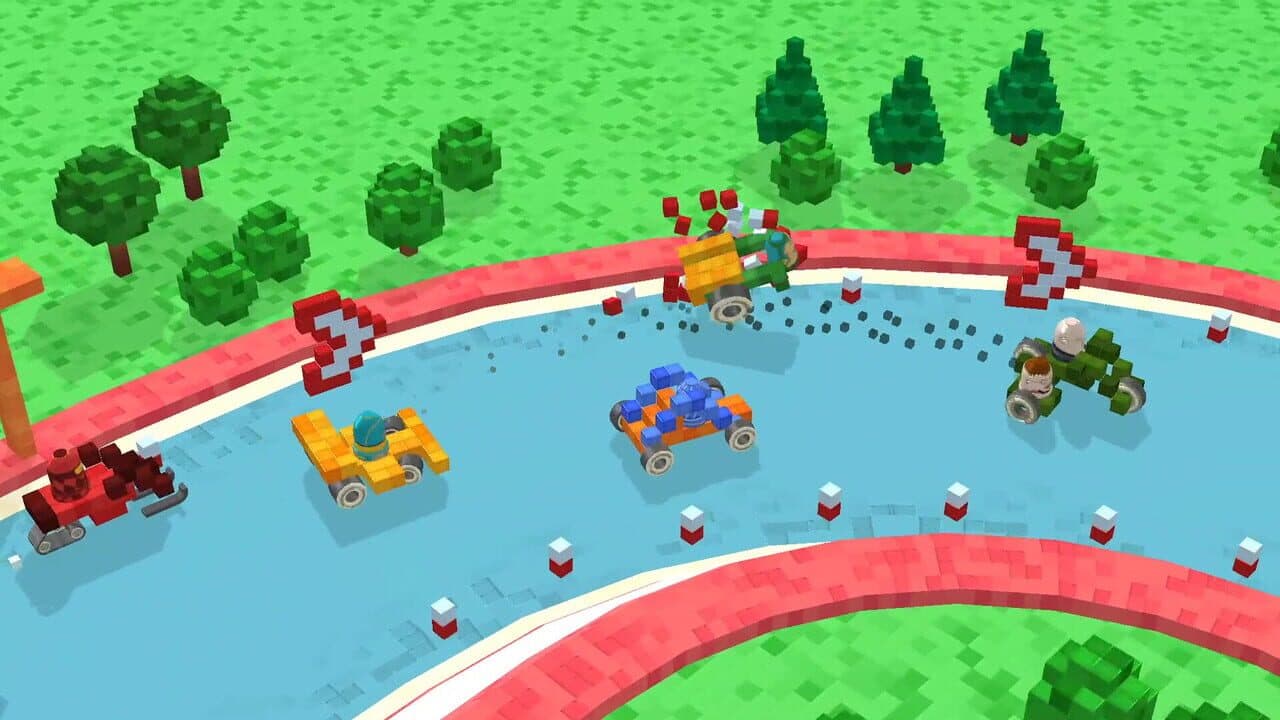 Pixel Car Racing: Blocky Crash thumbnail 4