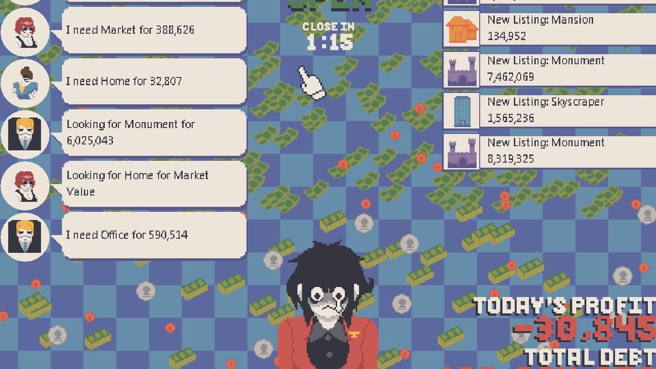 Bankruptcy screenshot 1