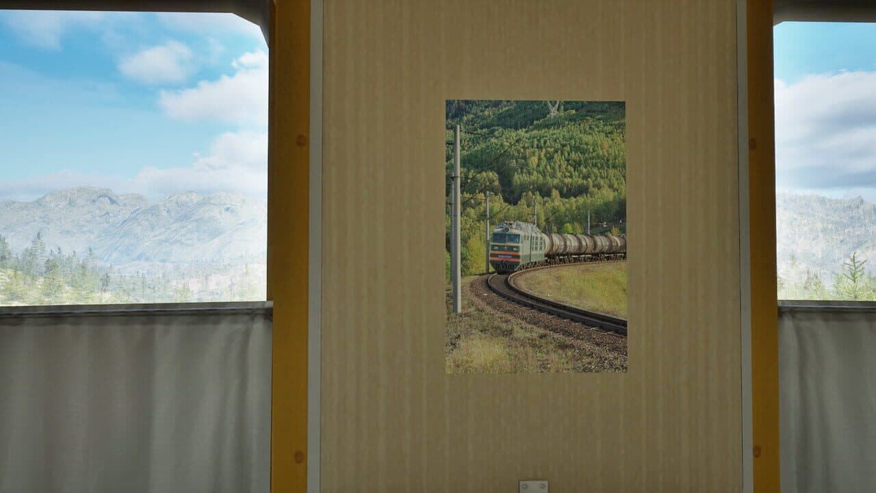 Trans-Siberian Legends: Posters in a Train Compartment screenshot 1