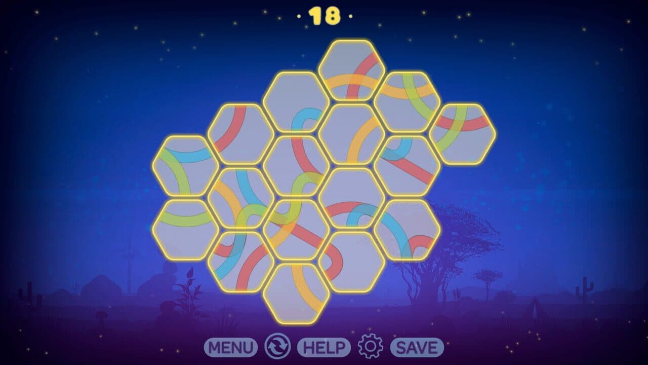 Puzzle: Lines and Knots - Free Levels Pack screenshot 1