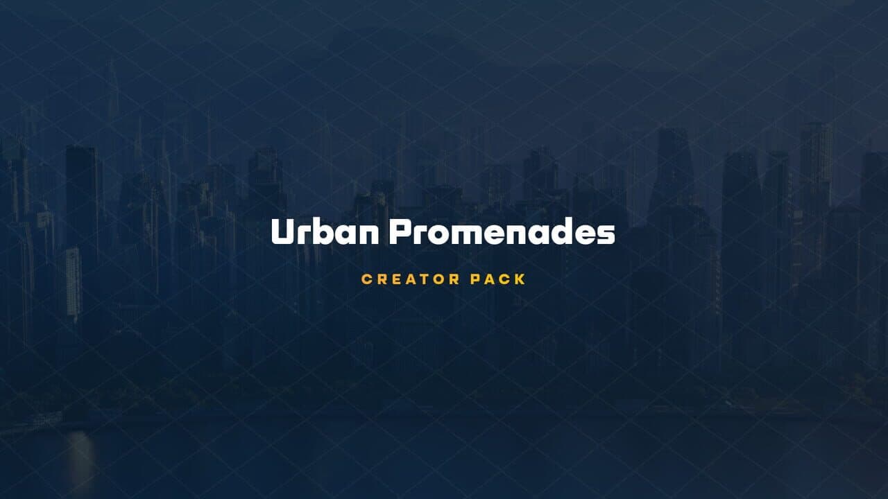 Cities: Skylines II - Creator Pack: Urban Promenades screenshot 1