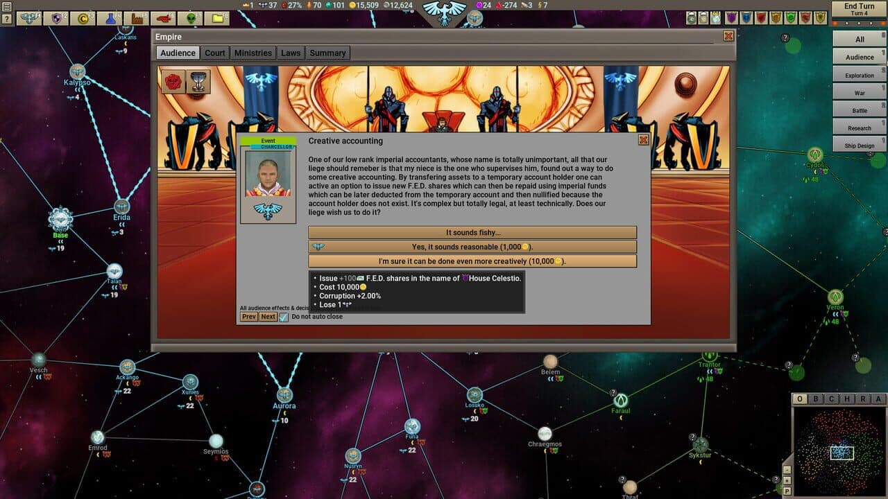Stellar Monarch 2: Old Dynasties screenshot 1