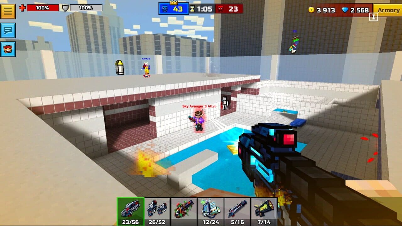 Pixel Gun 3D: Frost Dive Set screenshot 1