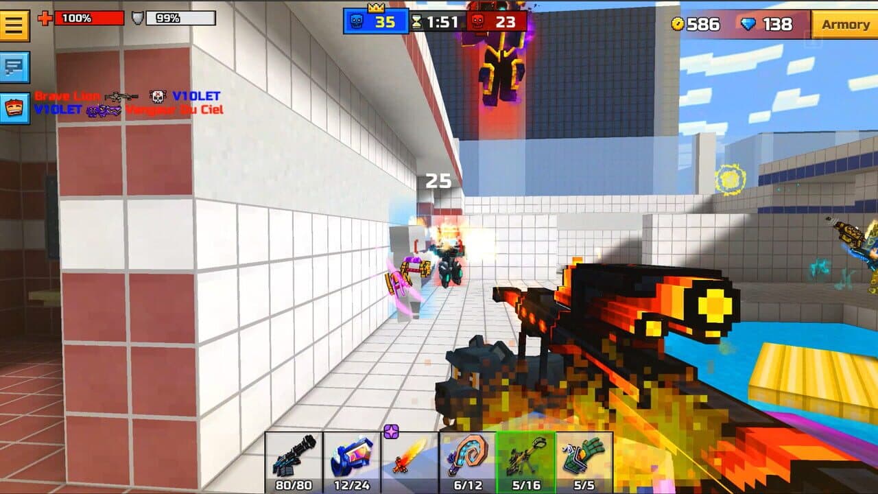 Pixel Gun 3D: Dark Fire Set thumbnail 2