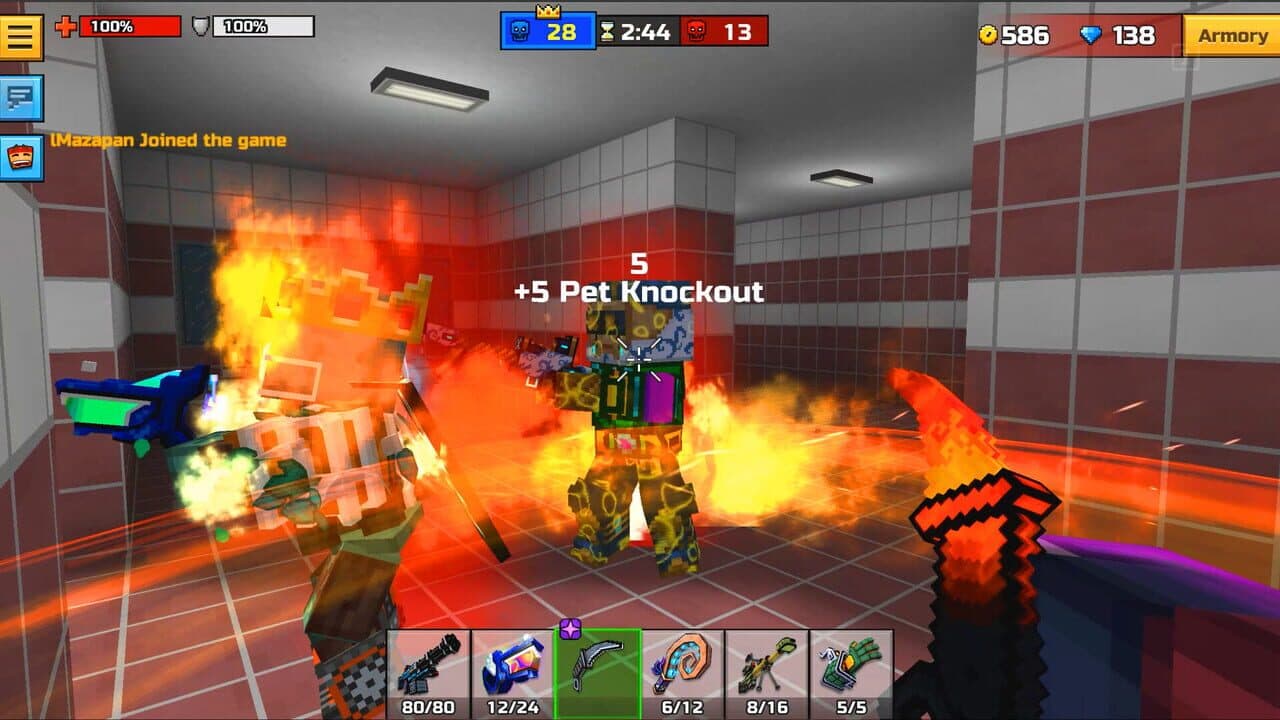 Pixel Gun 3D: Dark Fire Set thumbnail 3