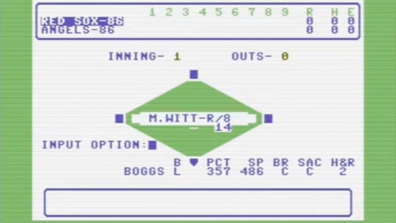 Computer Statis Pro Baseball screenshot 1