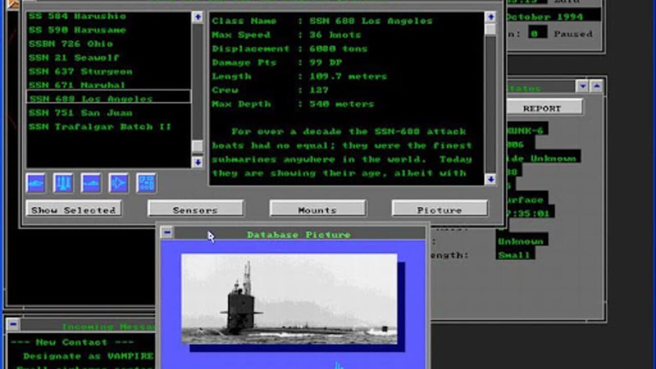 Larry Bond's Harpoon 3: Advanced Naval Warfare screenshot 1